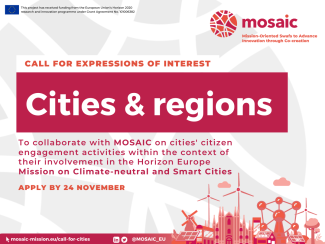 Call for cities & regions