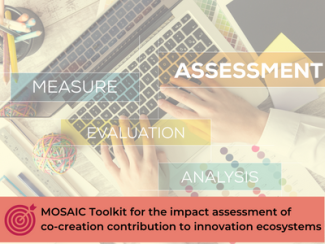 MOSAIC Toolkit for the impact assessment of  co-creation contribution to innovation ecosystems