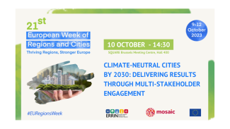 Climate-neutral cities by 2030: delivering results through multi-stakeholder engagement
